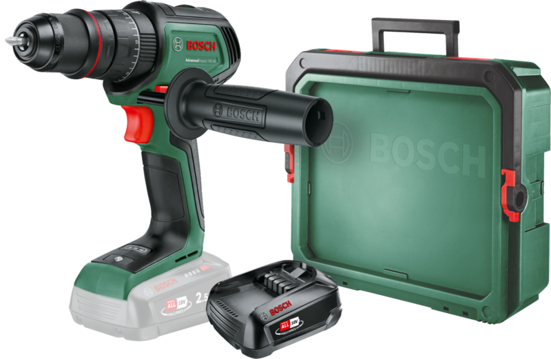 Bosch AdvancedImpact 18V-80 + 2.5 Ah accu (1x) + SystemBox S