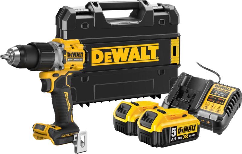 DeWalt DCD805NT-XJ 5,0 Ah Accu (2x) Starterspakket