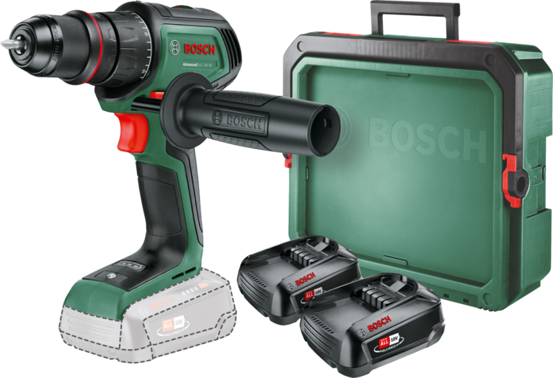 Bosch AdvancedDrill 18V-80 + 2.5 Ah accu (2x) + SystemBox S